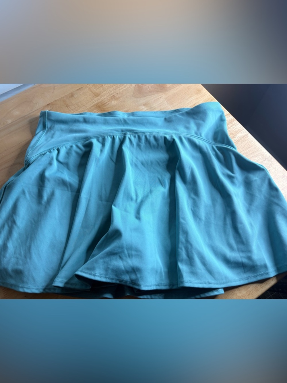 Old Navy Teal Blue Flared Skirt